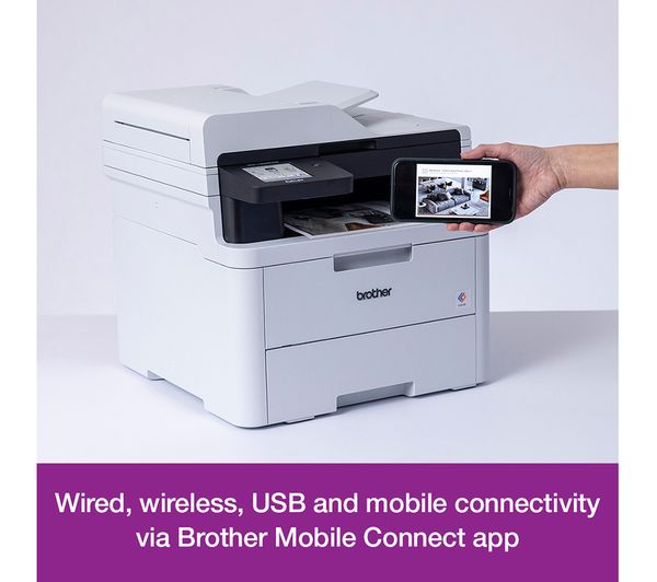 DCPL3555CDWZU1 - BROTHER DCPL3555CDW All-in-One Wireless Laser Printer -  Currys Business