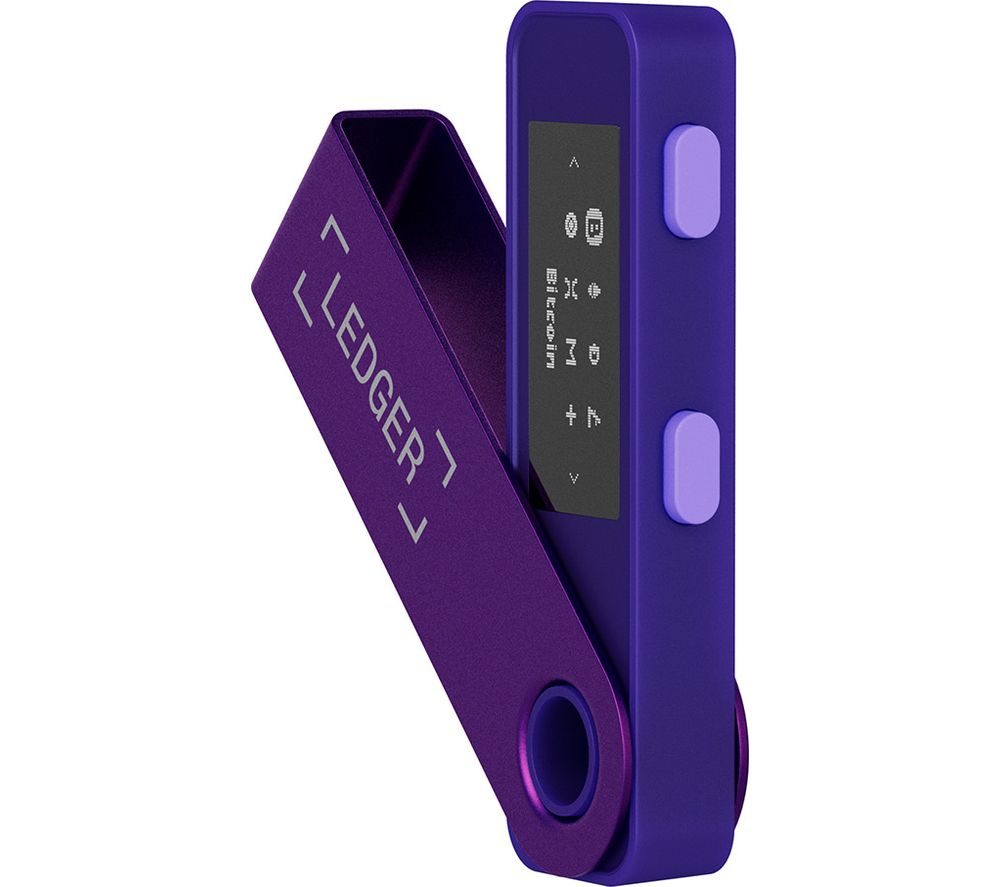 Nano S Plus Hardware Wallet - Amethyst Purple