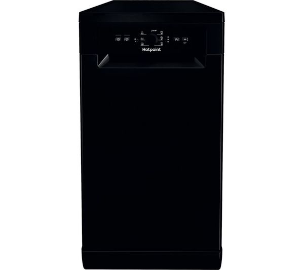 Hotpoint Hf9e 1b19 B Uk Slimline Dishwasher Black