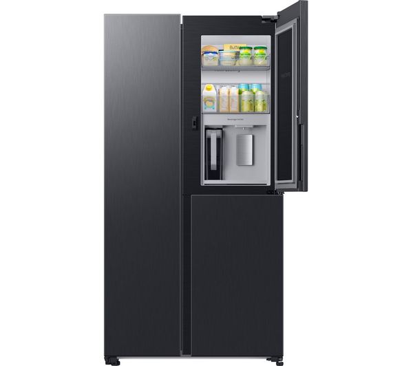 SAMSUNG Beverage Center RH69DG893EB1EU American-Style Smart Fridge Freezer - Black