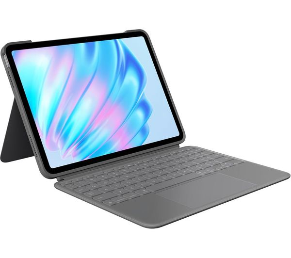 Logitech Combo Touch 11” Ipad Keyboard Folio Oxford Grey