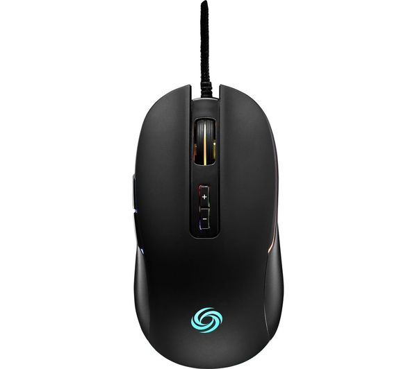 NOS M-200 RGB Optical Gaming Mouse - Black