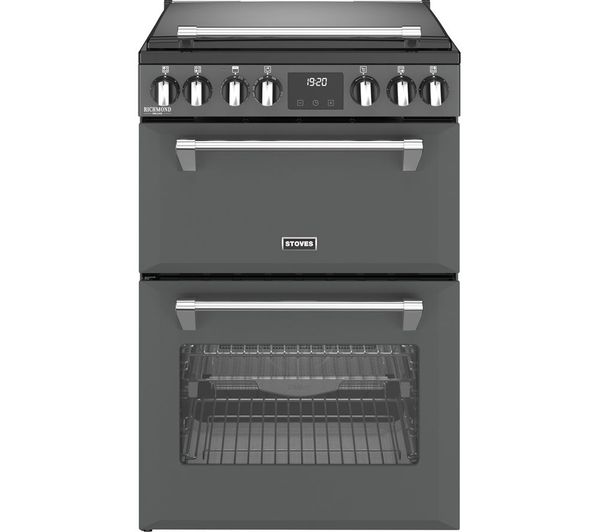 Stoves Richmond Deluxe 60ei Electric Induction Mini Range Cooker Anthracite Chrome