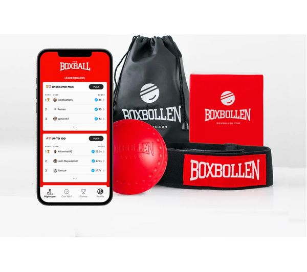 Boxbollen Box Red1 Smart Bluetooth Boxing Training Game Red