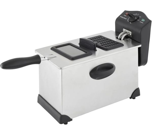 Morphy Richards Clear View 482000 Deep Fryer Silver Black