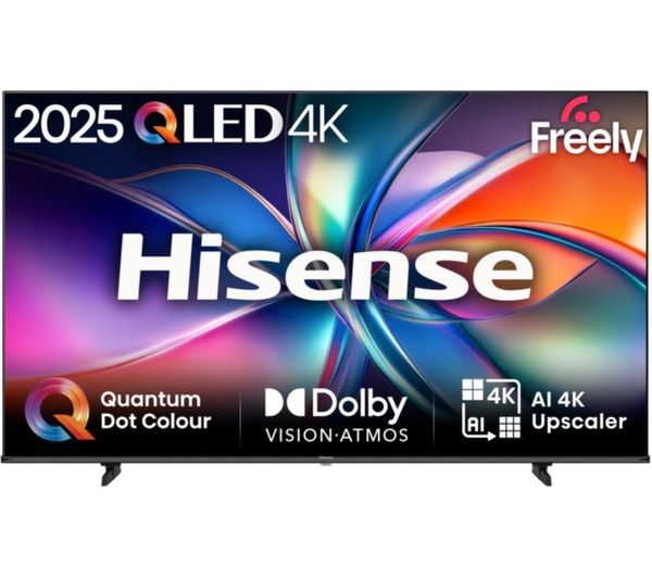 Hisense E7q 50 Qled 4k Smart Ai Tv With Freely 50e7qtuk
