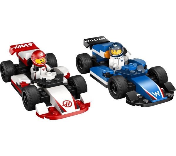 An image of LEGO City 60464 F1 Williams Racing & Haas F1 Race Cars Set