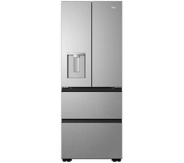 An image of HAIER SpaceFit Series 3 HFKR3718EWMM Fridge Freezer - Inox