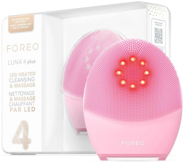 An image of FOREO Luna 4 Plus Facial Cleansing Device - Normal Skin, Pink