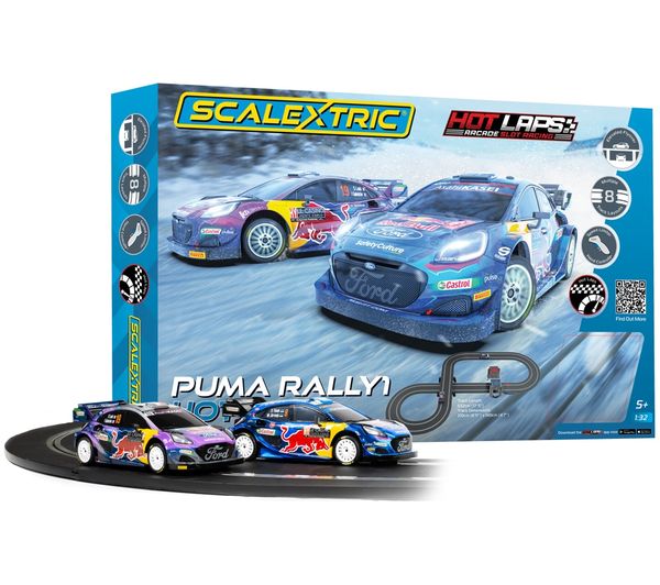 An image of SCALEXTRIC C1452M Puma Rally1 WRC Race Car Set