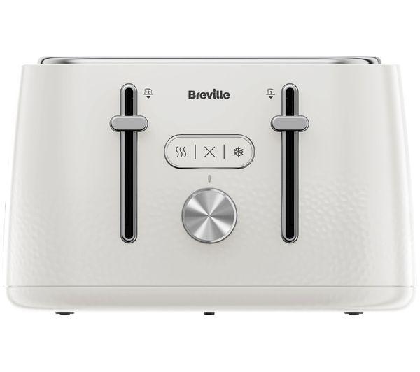 An image of BREVILLE Cobolt VTR043 4-Slice Toaster - White