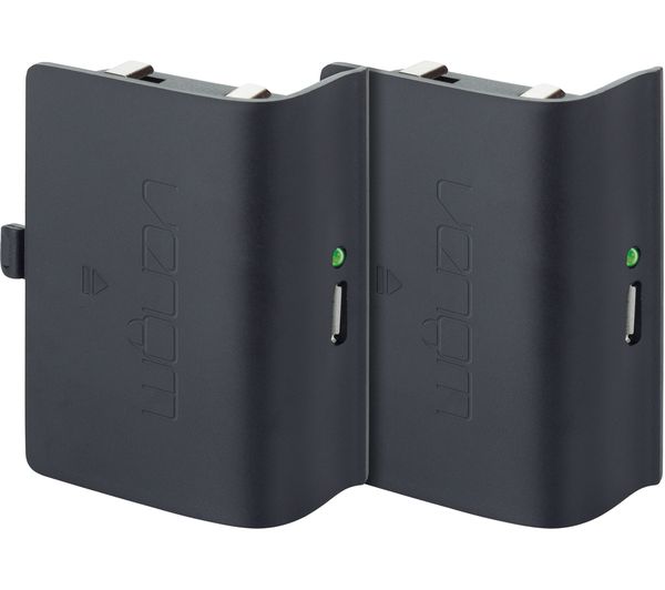 VENOM Xbox One Twin Rechargeable Battery Packs - Black, Black