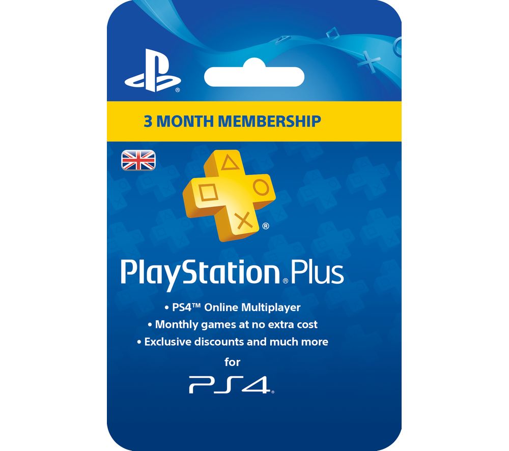 Buy SONY PlayStation Plus 3 Month Subscription | Free Delivery | Currys