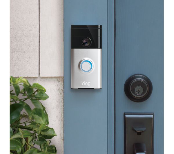 Buy RING Video Doorbell - Satin Nickel | Free Delivery