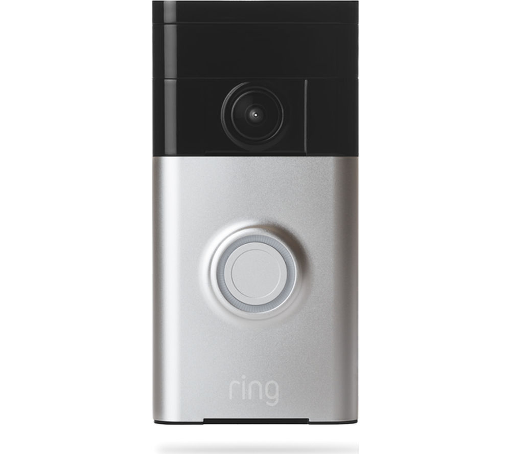 Buy RING Video Doorbell - Satin Nickel | Free Delivery