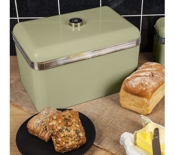 Buy SWAN Retro Bread Bin Green Free Delivery Currys