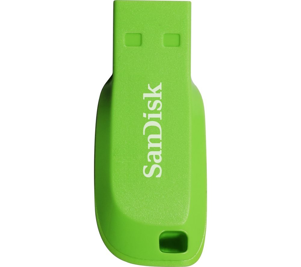 SANDISK Cruzer Blade USB 2.0 Memory Stick - 32 GB, Green