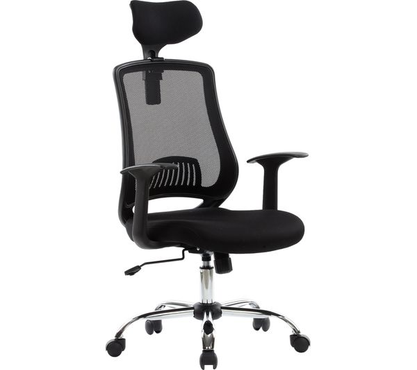 ALPHASON Florida AOC4125BLK Mesh Tilting Executive Chair - Black, Black