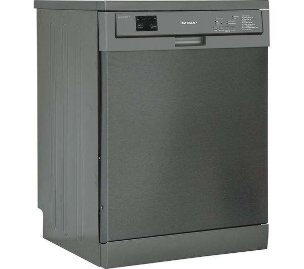 Buy SHARP QWDX26F41A Fullsize Dishwasher Stainless Steel Free