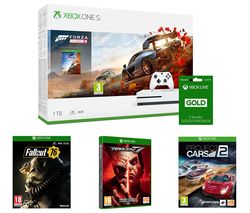 MICROSOFT Xbox One S, Forza Horizon 4, Project Cars 2, Tekken 7, Fallout 76, Apex Legends & LIVE Gold 3 Month Subscription Bundle
