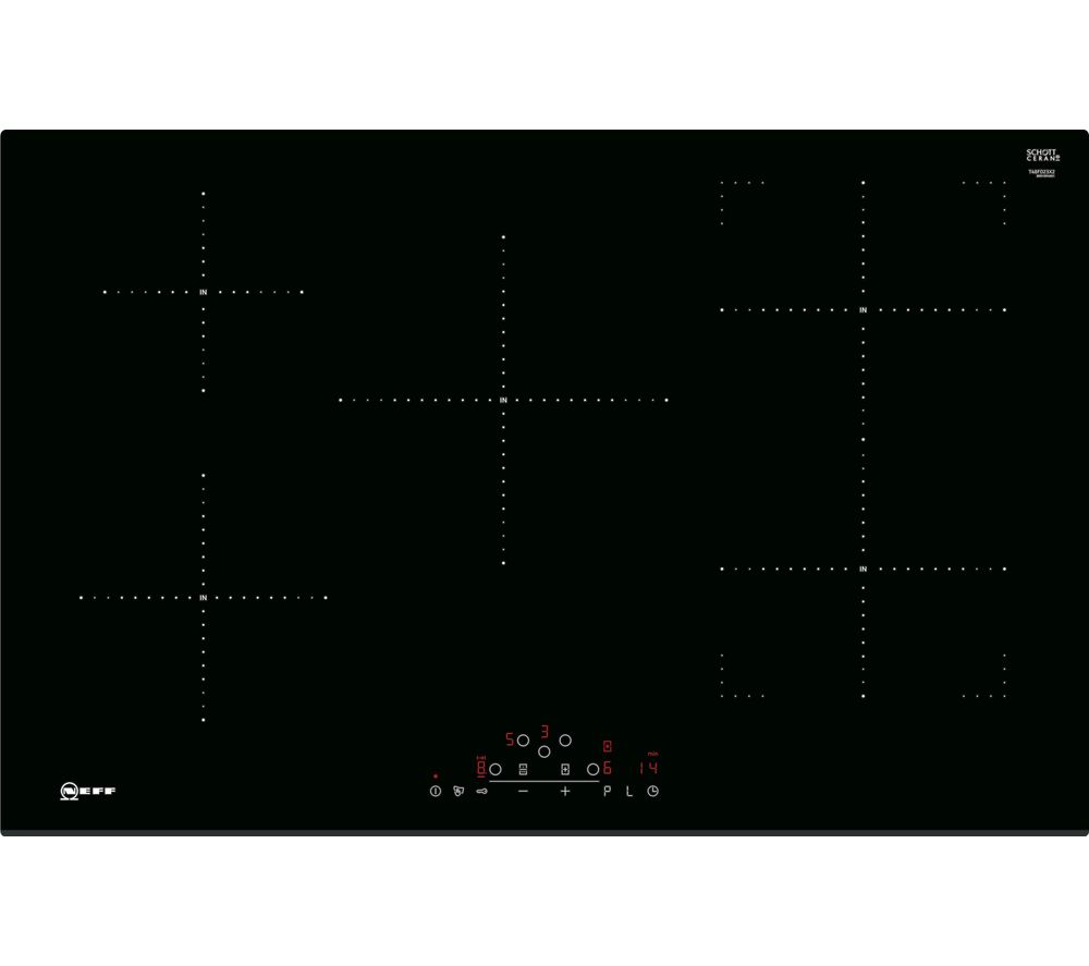 N70 T48FD23X2 Electric Induction Hob - Black, Black