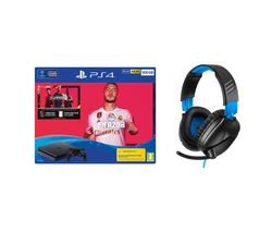 SONY Playstation 4 with FIFA 20 & Turtle Beach Gaming Headset Bundle - 500 GB