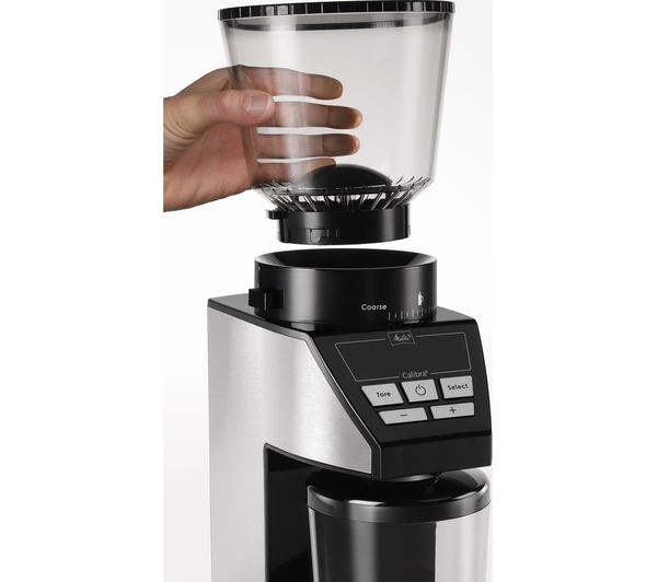 Buy MELITTA Calibra Electric Coffee Grinder Black & Stainless Steel