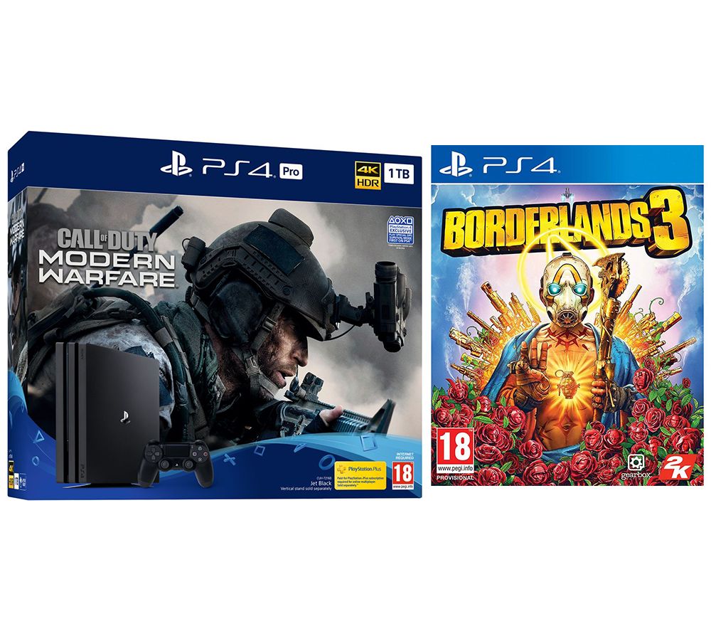 SONY PlayStation 4 Pro with Call of Duty: Modern Warfare & Borderlands 3 Bundle