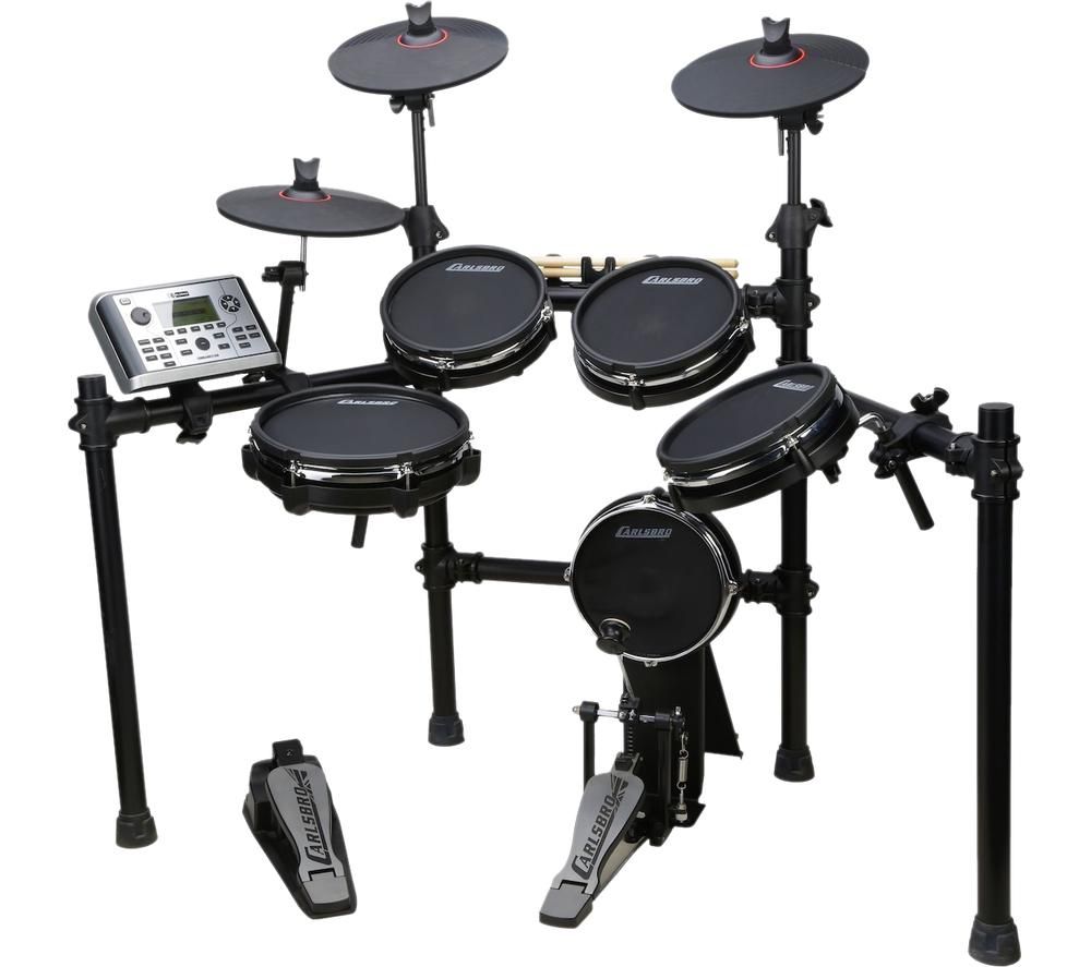 CARLSBRO CSD400 Electronic Drum Set - Black