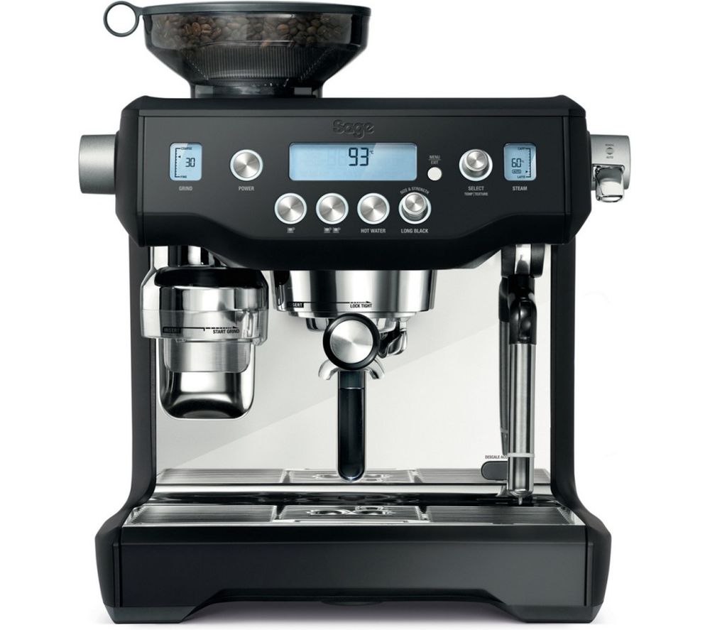 SAGE The Oracle BES980BTR Coffee Machine - Black Truffle