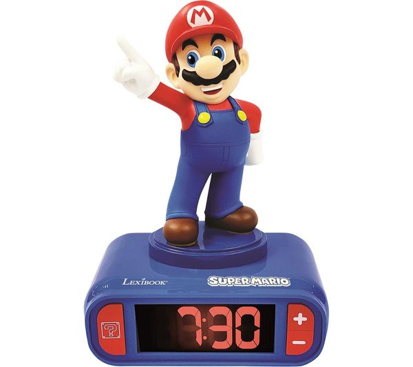 Lexibook Rl800ni Nightlight Alarm Clock Super Mario