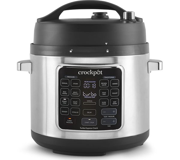 Crock Pot Turbo Express Csc062 Pressure Cooker Stainless Steel
