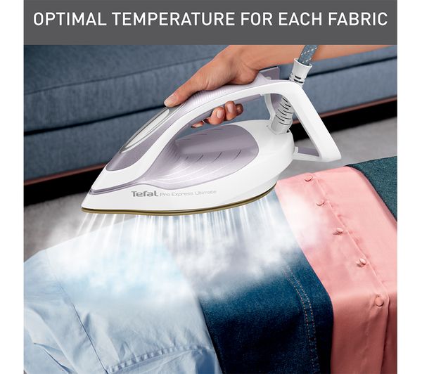 TEFAL Pro Express Ultimate II GV9713 Steam Generator Iron - White ...