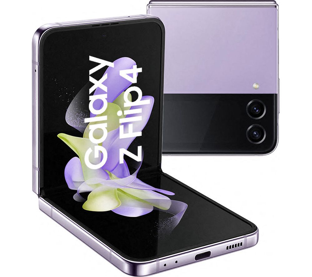 SAMSUNG Galaxy Z Flip4 - 128 GB, Bora Purple Fast Delivery | Currysie