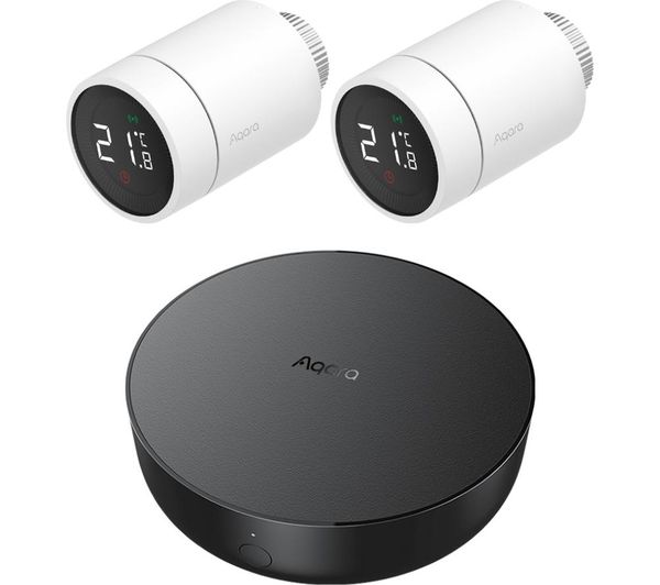 Aqara E1 Wireless Smart Radiator Thermostat Starter Kit With Aqara Smart Hub M2 Twin Pack Aqara E1 Wireless Smart Radiator Thermostat Starter Kit With Aqara Smart Hub M2 Twin Pack