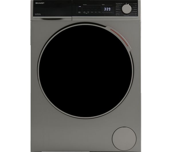 Image of SHARP ES-NDB814CSA-EN 8 kg Washer Dryer - Dark Silver