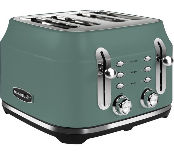 Rangemaster Rmcl4s201mg 4 Slice Toaster Green