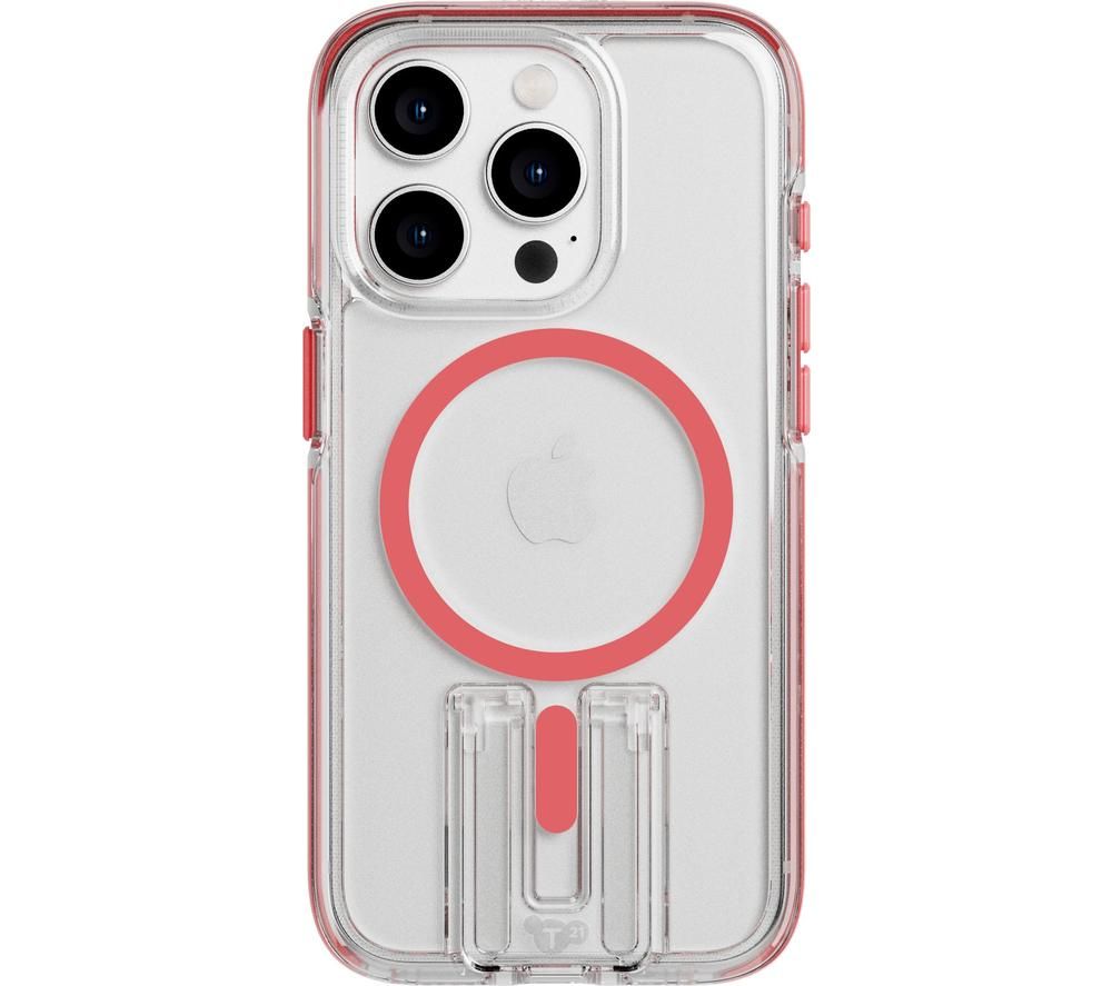Evo Crystal Kick iPhone 14 Pro Max Case with MagSafe - Clear & Coral