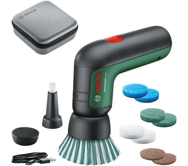 Bosch Universalbrush Electric Cleaning Brush Set Black Green