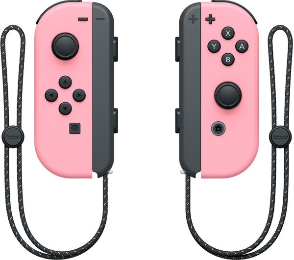 Nintendo Switch Joy Con Wireless Controllers Pastel Pink