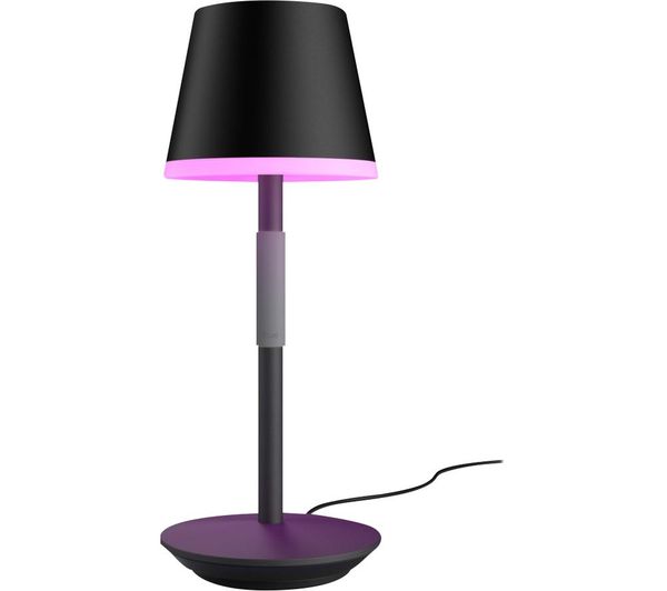 Philips Hue Go White Colour Ambiance Smart Portable Table Lamp Black