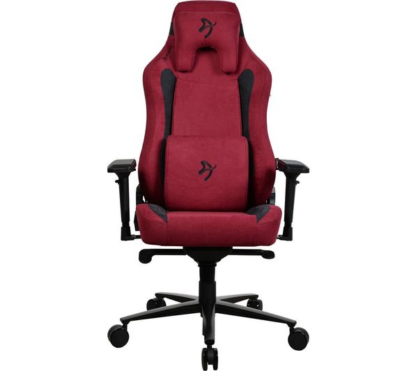 Arozzi Vernazza Supersoft Fabric Gaming Chair Bordeaux