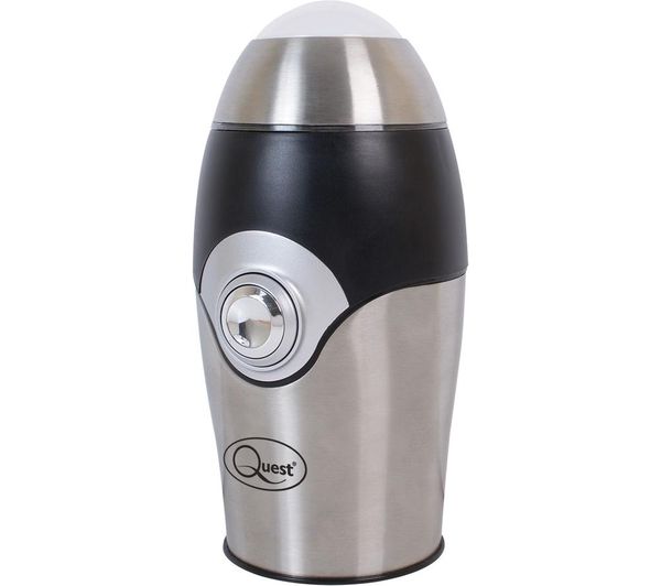 Quest 34160 Electric Coffee Grinder Black Silver