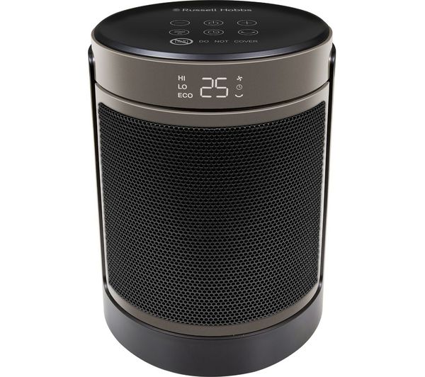 Russell Hobbs Rhch2002g Ceramic Fan Heater Black Gold