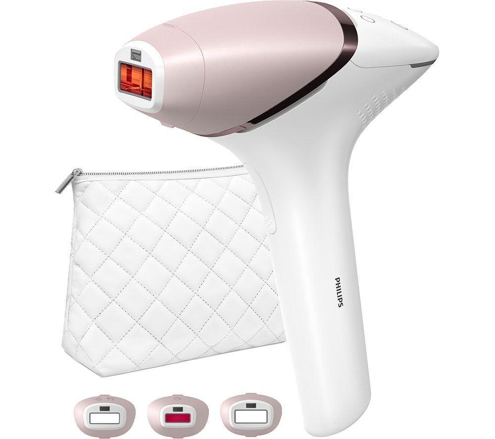 Lumea 9000 Series BRI955/01 Cordless IPL Hair Removal System - White & Pink