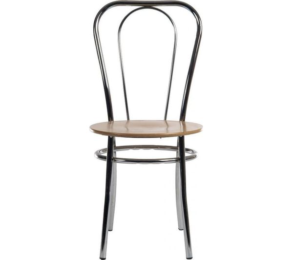 Teknik Bistro Deluxe Wooden Chair Brown Set Of 4