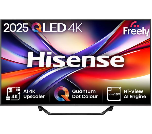 HISENSE A7Q 43" QLED 4K Smart AI TV with Freely - 43A7QTUK