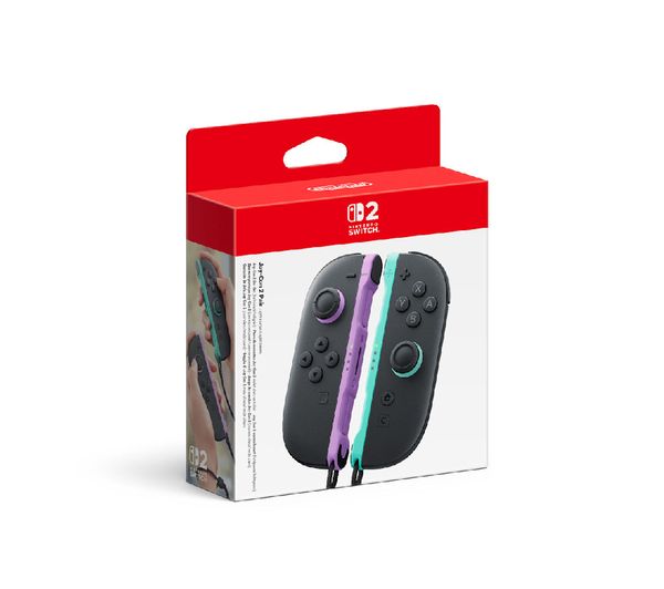 Nintendo Switch Joy Con 2 Wireless Controller Pair Purple Green