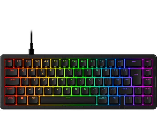 An image of HYPERX Origins 2 65 RGB Mechanical Gaming Keyboard - Black