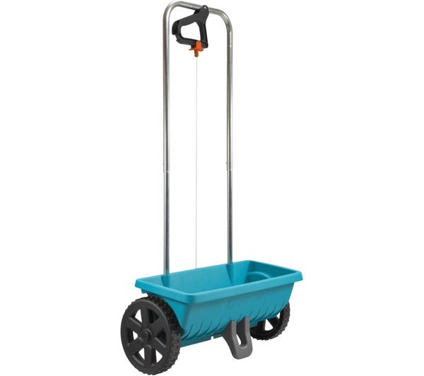 An image of GARDENA 432-88 Lawnspreader L - Turquoise